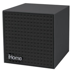 Ihome Rubberized Bluetooth Mini Speaker Cube With Rechargeable Battery