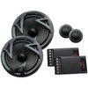 Power Acoustik Edge Series 6.5&#34; 500-watt 2-way Component Speaker System