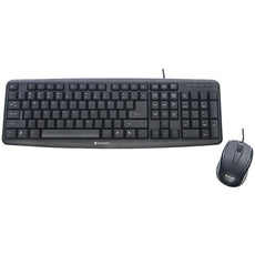 Verbatim Slimline Corded Usb Keyboard & Mouse