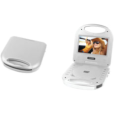 Sylvania 7&#34; Portable Dvd Player With Integrated Handle (silver)