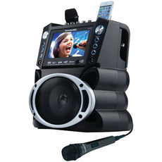 Karaoke Usa Dvd And Cd+g And Mp3+g Bluetooth Karaoke System With 7&#34; Tft Color Screen