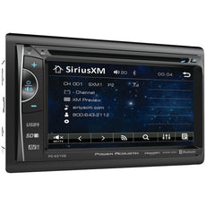 Power Acoustik 6.2&#34; Incite Double-din In-dash Lcd Touchscreen Dvd Receiver With Bluetooth & Siriusxm Ready