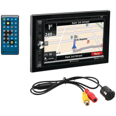 Planet Audio 6.5&#34; Double-din In-dash Navigation Touchscreen Dvd Receiver With Bluetooth (with Rear Camera)