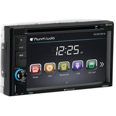 Planet Audio 6.2&#34; Double Din In-dash Touchscreen Dvd Receiver With Bluetooth