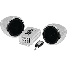 Boss Audio 600-watt Motorcycle And Atv Sound System With Fm Tuner & Bluetooth (silver)