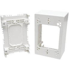 Tripp Lite Single-gang Surface-mount Junction Box Wall Plate