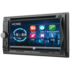 Power Acoustik 6.2&#34; Incite Double-din In-dash Detachable Lcd Touchscreen Dvd Receiver With Bluetooth