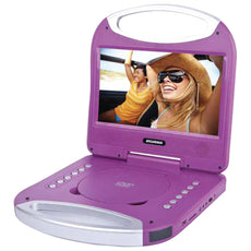 Sylvania 10&#34; Portable Dvd Player With Integrated Handle (purple)