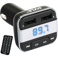 Pyle 3-in-1 Bluetooth Vehicle Fm Transmitter Charger Kit