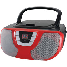 Sylvania Portable Cd Radio Boom Box (red)