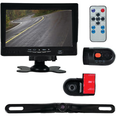 Pyle Monitor System With 2 Interior Dvr Dash Cams & License-plate Camera