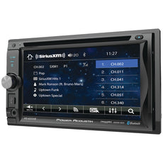 Power Acoustik 6.2&#34; Incite Double-din In-dash Detachable Lcd Touchscreen Dvd Receiver With Bluetooth (siriusxm Ready)