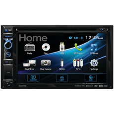 Dual 6.2&#34; Double-din In-dash Dvd Receiver With Bluetooth & Hdmi Input