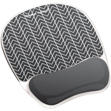 Fellowes Photo Gel Mouse Pad Wrist Rest With Microban