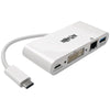 Tripp Lite Usb-c To Dvi External Video Adapter With Usb-a Hub