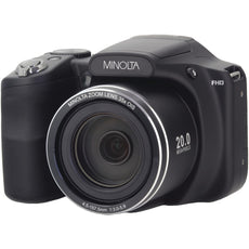 Minolta 20.0-megapixel 1080p Full Hd Wi-fi Mn35z Bridge Camera With 35x Zoom (black)