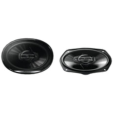 Pioneer G-series 6&#34; X 9&#34; 400-watt 3-way Coaxial Speakers