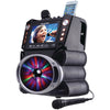 Karaoke Usa Bluetooth Karaoke Machine With Synchronized Leds