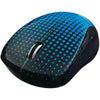 Verbatim Wireless Notebook Multi-trac Blue Led Mouse (dot Pattern; Blue)