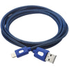Bt Saphire Pwrmate Charge & Sync Lightning Cable 6ft (blue)