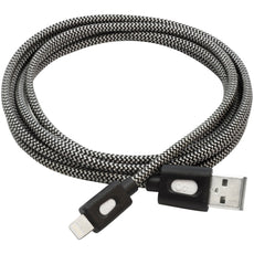 Bt Saphire Pwrmate Charge & Sync Lightning Cable 6ft (black)