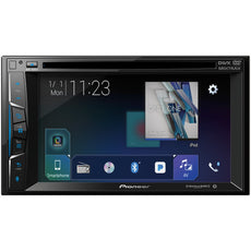 Pioneer 6.2&#34; Double-din In-dash Dvd Receiver With Bluetooth & Siriusxm Ready