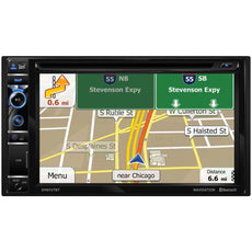 Dual 6.2&#34; Double-din In-dash Navigation Dvd Receiver With Bluetooth
