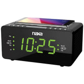 Naxa Dual Alarm Clock With Qi Wireless Charging (1.2" Large Display)
