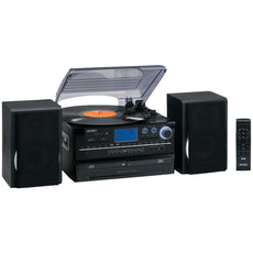 Jensen 3-speed Turntable System With Cd & Cassette Encoding