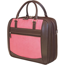 Mobile Edge 16&#34; Pc And 17&#34; Macbook Scanfast Element Briefcase (pink Suede)