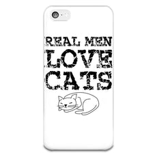 Real Men Love Cats iPhone 5-5s Plastic Case