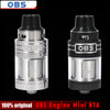 Original OBS Engine Mini RTA Atomizer 3.5ml Tank Rebuildable E-cig Food-grade Stainless Steel Top Airflow Adjustable Huge Vape