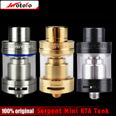 100% Original Wotofo Serpent Mini RTA Tank Single Coil Build Deck Dual Adjustable Airflow 3ml Capacity Atomizer