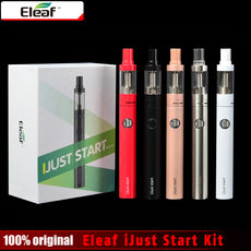 Original Eleaf iJust Start Kit 2.3ml Atomizer 1300mAh Battery vs iJust Start Plus Kit iJust Start Battery GS Air 2 Atomizer