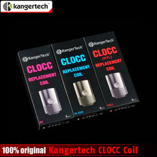 100% Original Kangertech CLOCC Coil 0.5ohm SS316L 0.15ohm Ni200 1.0ohm Replacement Coil Head for for Cltank tank & Kanger Cupti