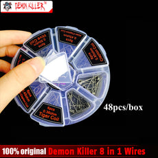 8 in 1 Demon Killer Wire Prebuilt Coils Clapton Quad Tiger Hive Alien Fused Clapton Mix Twisted Coil fit DIY Atomizer