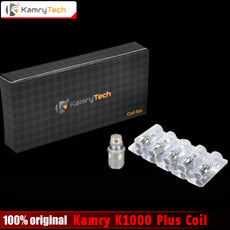 Original Kamry K1000 Plus Coil Replaceable Sub 0.5ohm X6 Plus Coils K1000 Plus Atomizer E Cigarette Vaporizer Coils 5pcs/lot