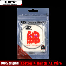 100% Original Youde UD 100% Organic Cotton and Kanth A1 Resistance Wire for RDA Rebuildable Atomizer