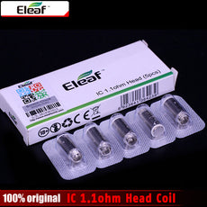 100% Original Eleaf IC Coil 1.1ohm Replacement Single Coil Head for iCare VS iCare Mini 5pcs/lot