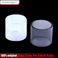 Smok TFV8 Baby Tank Pyrex Glass Tube for TF-V8 Baby Atomizer Electronic Cigarette Replacement Pure Glass Tube Accessory 2pcs/lot