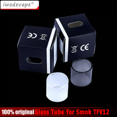 2pcs/lot Smok TFV12 Tank Glass Tube for TFV12 Beast Atomizer Replacement Tubes Pure Pyrex Glass Tube e cigarette Accessories