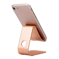 Universal Phone Holder Aluminum Metal Desk Stand 180 Degree Rotation Auto for iPhone For Samsung Cell Phone Holder#25