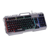 2017 Hot Sale USB Wired Illuminated Colorful LED Backlight Multimedia PC Gaming Keyboard Free Shipping