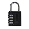 New 4 Dial digital lock Combination Suitcase backpack Password Lock camping trinket#YL