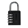 New 4 Dial digital lock Combination Suitcase backpack Password Lock camping trinket#YL