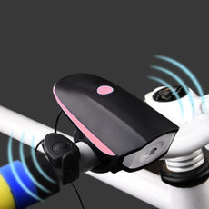 Bike Speaker USB Rechargeable Cycling Bicycle Riding Horns Bell With Light Bicycle Accessories #EW