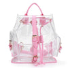 Xiniu Women's Backpack Clear Plastic See Through Security Transparent Backpack Bag Ladies Travel Bag #GHYW