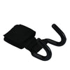 2 Pieces Dumbbell Steel Weight Lifting Power Clasps Grip Hook Support Straps Anti-skid Secure Grip with Coated Steel Hook#