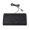 2016 PC Accessories Plastic Material Fashion New Black USB Mini Wired Compact Thin Keyboard for Desktop Laptop PC