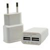 2017 Mobile Phone EU  2 USB Port Wall Home Travel Charger Adapter 2A AC Source Charging For Oneplus 3 Three EU Plug WH#25